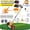 Yellow, variant on JLLOM Weed Wacker Grass Trimmer, 24V Cordless Weed Eater Lightweight Electric Brush Cutter with 2 Batteries and Charger for Home Garden Yard Trimming
