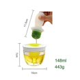 thumbnail image 2 of Compact Silicone Oil Bottle Brush For Cooking, Transparent Glass Container With Basting Brush Storage, Safe Non-Toxic Material Direct Food Conta, 2 of 5