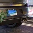 thumbnail image 6 of License Plate, Tropical Beach Paradise Decorative Front,Personalized Stainless Steel License Plate Cover For Men Women,12.2" X 6.2", 6 of 6