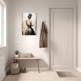 thumbnail image 4 of ZHONGYUTONG Dancing Canvas Wall Art Dancer Girls Pictures Ballet Women Painting Elegant Dancer Poster for Living Room Decor Framed (12.00" x 18.00"), 4 of 5