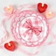 thumbnail image 4 of 10 platos de cena con diseño de lazo, decoraciones para fiestas con temática de lazo, platos de papel desechables, adecuados para baby showers, despedidas de soltera, fiestas de cumpleaños, etc. Plato, 4 of 6