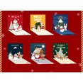 thumbnail image 3 of 6 Pcs Christmas Cards 3D Christmas Card Handmade Holiday Greeting Card,Christmas Cards, 3 of 5