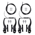 thumbnail image 3 of Completes Bike Brakes Set Universals Bike Front and Rear Brake with Calipers Levers Cables Mountain Bike V Brake Set, 3 of 9