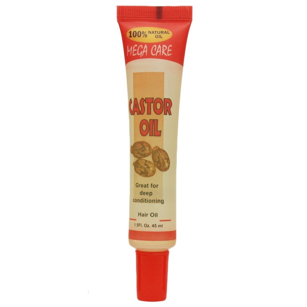 Sunflower Mega Care Hair Oil, Castor Oil, 1.5 Oz,12 packs