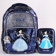 thumbnail image 2 of Mochila Smiggle Cenicienta, mochila ligera para el hombro, mochila de gran capacidad, lonchera, estuche para bolígrafos, botella de agua, regalo para niña, 2 of 5