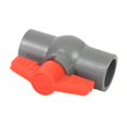 thumbnail image 2 of Válvula de bola de PVC de dos vías, compacta, con manija en T, válvula de cierre de agua, accesorio para tubería de suministro de agua fría, tanque de 75 centímetros, 2 of 8