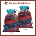 thumbnail image 2 of Naloa Colorful Ocean Sea Turtle Drawstring Christmas Bags, 3D Xmas Gift Bags, Christmas Wrapping Bags, Xmas Goodie Bags, Treat Pouch Bags, Party Favor Bags-Medium, 2 of 9