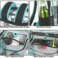 thumbnail image 6 of Trailmaker Clear Backpack, Turquoise Trim, 6 of 7