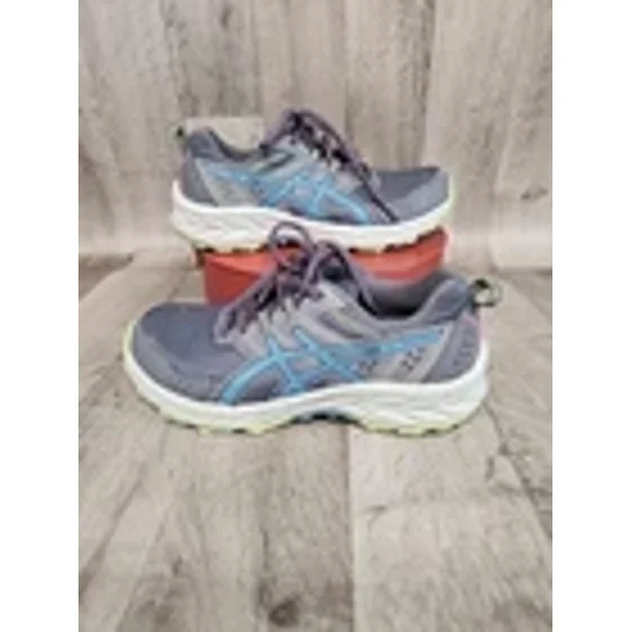 Asics Gel Venture 9 Women's Running Shoes Size 7.5 Gray Blue Sneakers