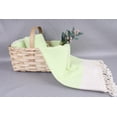 thumbnail image 3 of Custom Towel, Personalized Turkish Towel, Pistachio Green Towel, Striped Towel, 40x71 Inches Wedding Gift Ideas, Yoga Towel,, 3 of 9