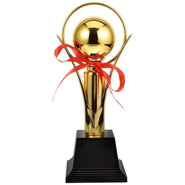 Miangastore Metal Golden Trophy Student Kids Creative Award Trophy Reward for Competitions