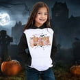 thumbnail image 2 of WhouRiu Girls Halloween Graphic Pullover Hoodies Kids Fall Hooded Sweatshirts With Pockets, 2 of 4