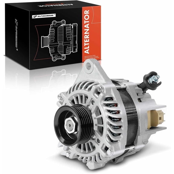 A-Premium Alternator Compatible with Ford Transit-150/Transit-250/Transit-350/Transit-350 HD 2015-2019, 3.5L 3.7L, 12V 150A 6-Groove Pulley Clockwise, Replace# A002TX2991, A002TX2991ZC