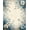 Blue Beige, Pattern 3, variant on Design&I 8'x10' Washable Area Rug Vintage Front Distressed Scrollwork Border Door Entrance Throw for King Size Bedroom, Under Bed, Sleek Flatweave Pet Friendly