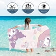 thumbnail image 3 of Kuromi-toallas de microfibra de secado rápido para niños y niñas, baño de Playa Grande, Sanrio, suave, agradable para la piel, ducha bonita, 3 of 6