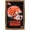 Gold Framed Version, variant on NFL Cleveland Browns - Neon Helmet 24 Wall Poster with Push Pins, 22.375" x 34"