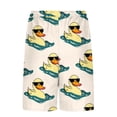 thumbnail image 5 of Men's Shorts Elastic Waist Size 3X Casual Fashion Print Shorts Pockets Lining Elastic Waist Beach Pants, 5 of 6