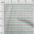 thumbnail image 2 of oneOone Silk Tabby Green Fabric Stripes Sewing Material Print Fabric By The Yard 42 Inch Wide, 2 of 4