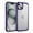Purple, variant on for iPhone 14 Clear Case, [Not Yellowing] [Military-Grade Drop Protection] Lightweight Slim Transparent Phone Case with Metal Lens Frame for iPhone 14 Shockproof Cover, Darkblue