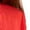 Radient Red, variant on Plus Size Ruffle Sleeve Henley Blouse Geranmium 3X