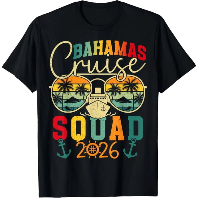 Camiseta de Mujer para Vacaciones en Crucero Familiar Bahamas Verano 2026