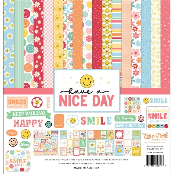 Echo Park Collection Kit 12"x12" - Have A Nice Day