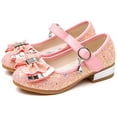 thumbnail image 6 of Little Girls Ballet Mary Jane Flats Toddler Sparkle Bowknot Ballerina Wedding Party Princess Dress Shoes (Toddler/Little Kids), 6 of 7