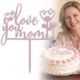 thumbnail image 2 of Mother's Day Cake Decor Topper A by Dusknt Mother's Day Cake Topper Mothers Day Toppers 12 Pcs Cake Decoration Picks Sticks for Mom, 2 of 9
