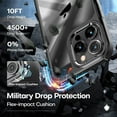 thumbnail image 4 of AMERTEER Étui 5 en 1 pour 14 Pro (Ne Jaunit Pas) Protection de Qualité Militaire 6.1 Pouces, 4 of 6