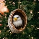 thumbnail image 5 of Adornos para árbol de Navidad - Decoración acrílica colgante de 3,15 pulgadas con estampado de animales • Regalo navideño para familia y compañeros • Set de 1, 5 of 8