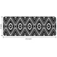 thumbnail image 7 of Black Geometric Striped Pattern Kitchen Rug Mat,Kitchen Runner Rugs Non Skid Washable,Decorative Kitchen Floor Mats for Kitchen,Sink,Laundry,17"x47.2", 7 of 7