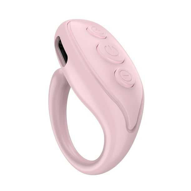 Mando A Distancia Recargable Para La Cámara Del Smartphone. Mando A Distancia Bluetooth Que Se Puede Utilizar Para Desplazarse Por Vídeos, Pasar Páginas Y Ajustar El Volumen. Compatible Con Tiktok.