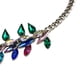 thumbnail image 4 of Pulsera de anillo de aleación con decoración de diamantes de imitación hermosa para mujer (colorido plateado), 4 of 5