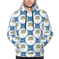 thumbnail image 4 of Hoodies for Men - Lemon tree lemons blue Italian style Long Sleeve Comfrt Men'S Fashion Hoodies & Sweatshirts, Sweatshirts for Men Hoodies Pullover Clothing Clothes with Pouch, 4 of 7
