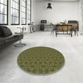thumbnail image 4 of Ahgly Company Machine Washable Indoor Rectangle Transitional Army Green Area Rugs, 7' x 10', 4 of 7