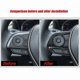 thumbnail image 3 of for 2019-2020 Steering Wheel Buttons Frame Stickers Carbon Fiber Cover Trim, 3 of 5