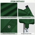 thumbnail image 5 of Pakunoda 10' X 20' Carport Canopy Replacement Cover, Portable Car Garage Shelter Party Top Tent with 34PC Ball Bungees, Green (Only Cover, Frame Not Included), 5 of 8