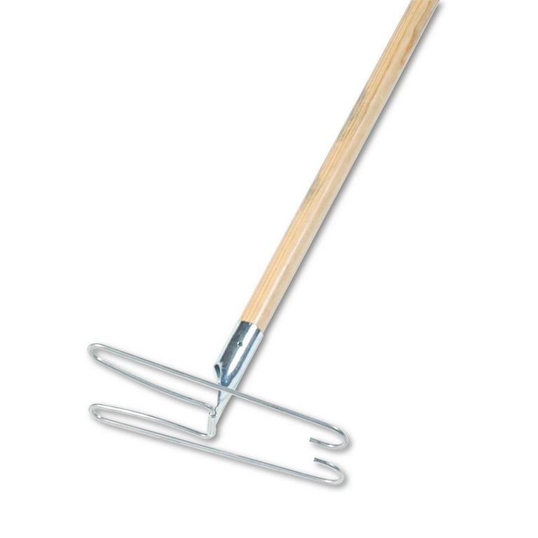Wedge Dust Mop Frame and Handle, Wood, 48 Wedge Dust Mop Frame and Handle, Wood, 48