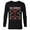 Black, variant on Deadpool Bah Humbug Holiday - Long Sleeve T-Shirt for Men - Customized-Athletic Heather