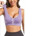 thumbnail image 5 of CFLVAEK Front Closure Sports Bras for Women Plus Size High Impact Sports Bra Comfort Wireless Yoga Workout Bras Breathable Full Coverage Athletic Bras Size XXL, 5 of 10