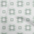 thumbnail image 1 of oneOone Cotton Cambric Sea Green Fabric Geometric Craft Projects Decor Fabric Printed By The Yard 42 Inch Wide, 1 of 4
