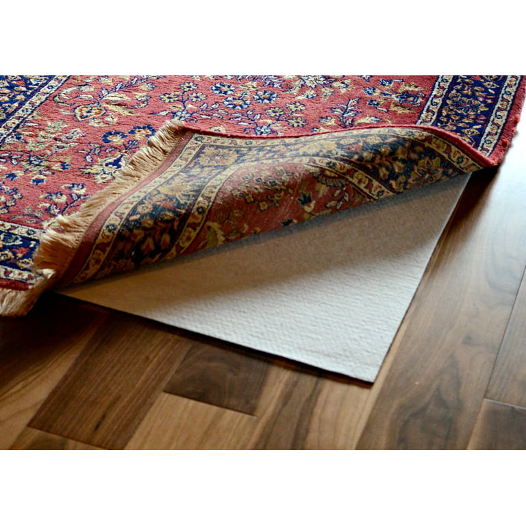 Hold-a-Rug 4' Round Non-skid, Non-slip Rug Underlay, 1/8 Thick, Safe for  All Floors and Carpet 