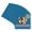Blue, variant on Fountain Blue Picture Frame Mat for 7x7 Frames - Heart Opening for 4x5 Photos - 1 Mat