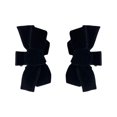 thumbnail image 6 of SSKFHGI Burgundy 2pcs Velvet Bow Hairpin Side Clip Bangs Clip Summer Princess Head Small Clip Headdress, 6 of 7