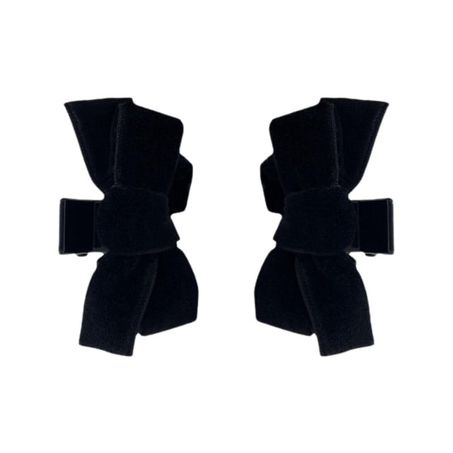 2PCS Velvet Bow Hair Clips, Side Bangs Clip, Small Princess Style, Summer Fashion Accessory