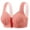 Red-Bras for Women, variant on YanHoo Women's Plus Size Front Closure Bras No Underwire Wireless Plaid Bra Full Coverage Push Up Bralettes Seamless Everyday Bra