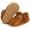 22,light Brown, variant on Baby Girl Mary Jane Flats Shoes Non Slip Soft Sole Infant Toddler First Walker Wedding Princess Dress Crib Shoes