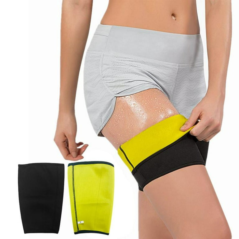 Hot Thermo Thighs Shaper, Slimming Compression Leg Wrap, Ultra-Thin Elastic  Neoprene Sleeve, Best Workout Sweat Sauna Suit, Breathable Weight Loss