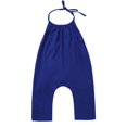 thumbnail image 5 of GYRATEDREAM 3 Pack Girls Halter Backless Romper Toddler Straps Jumpsuit Sleeveless Harem Pants Bodysuit Kids Summer Clothes 18 Months-5 Years, 5 of 5