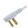 thumbnail image 3 of Cable de extensión Woods SlimLine 16/3 de 3 pies con 3 enchufes, blanco, 3 of 9